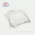 Borosilicate 3.3 Lembaran kaca Float Square Square Glass